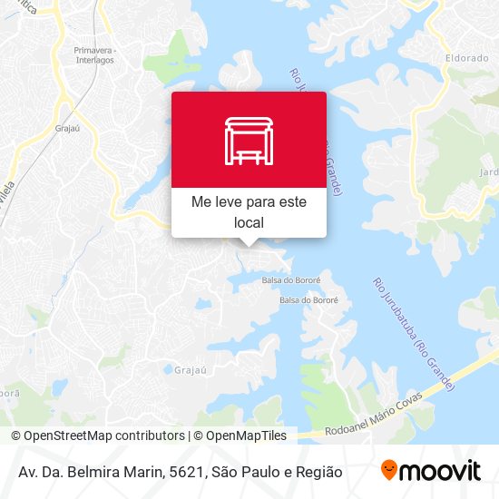 Av. Da. Belmira Marin, 5621 mapa