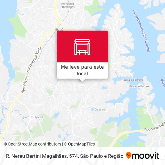 R. Nereu Bertini Magalhães, 574 mapa