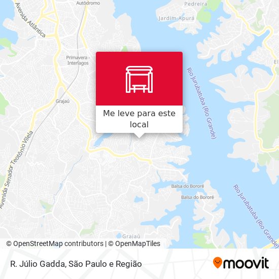 R. Júlio Gadda mapa