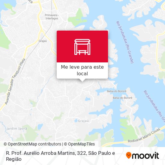 R. Prof. Aurélio Arroba Martins, 322 mapa