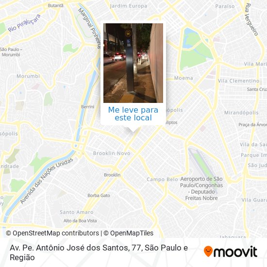 Av. Pe. Antônio José dos Santos, 77 mapa