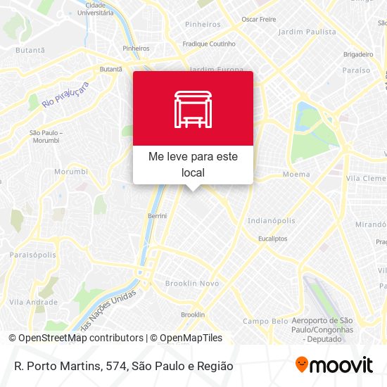 R. Porto Martins, 574 mapa