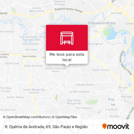 R. Djalma de Andrade, 69 mapa