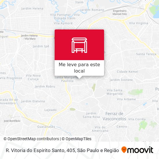 R. Vitoria do Espirito Santo, 405 mapa