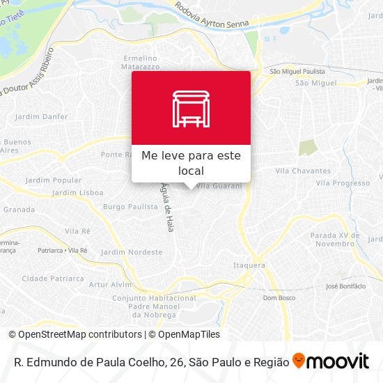 R. Edmundo de Paula Coelho, 26 mapa