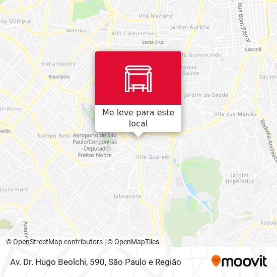 Av. Dr. Hugo Beolchi, 590 mapa