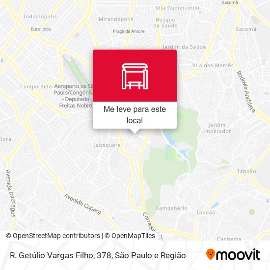 R. Getúlio Vargas Filho, 378 mapa