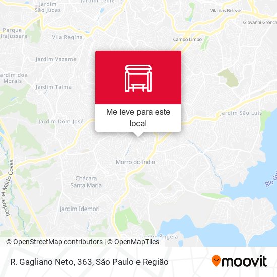 R. Gagliano Neto, 363 mapa