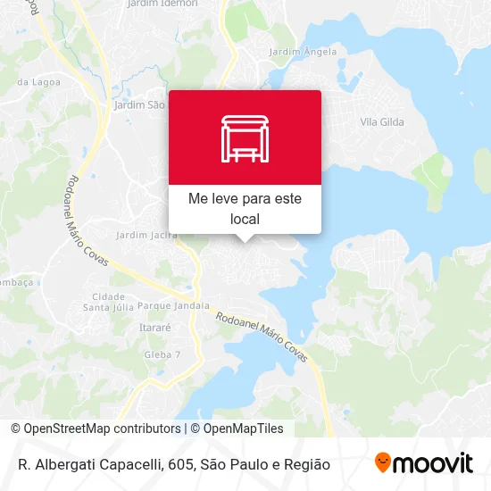 R. Albergati Capacelli, 605 mapa