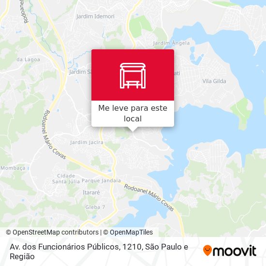 Av. dos Funcionários Públicos, 1210 mapa