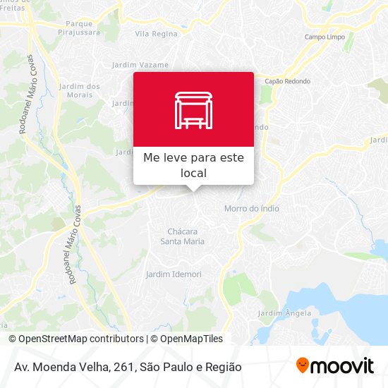 Av. Moenda Velha, 261 mapa