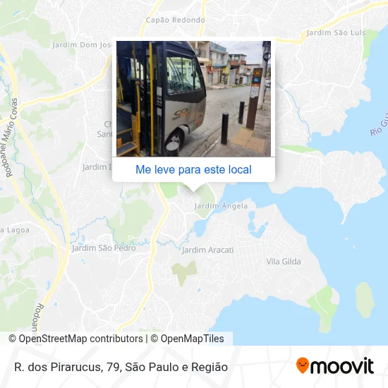 R. dos Pirarucus, 79 mapa