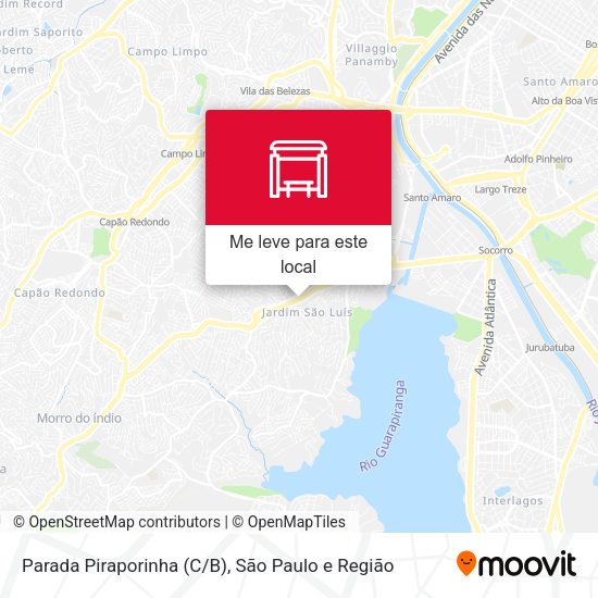 Parada Piraporinha (C/B) mapa