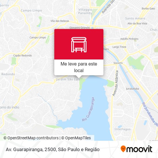 Av. Guarapiranga, 2500 mapa