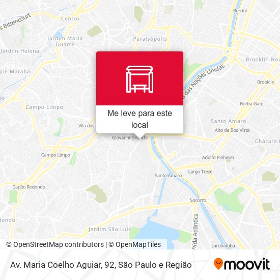 Av. Maria Coelho Aguiar, 92 mapa