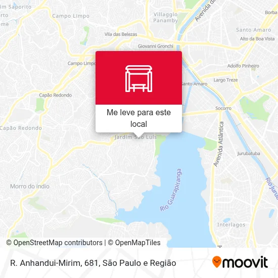 R. Anhandui-Mirim, 681 mapa