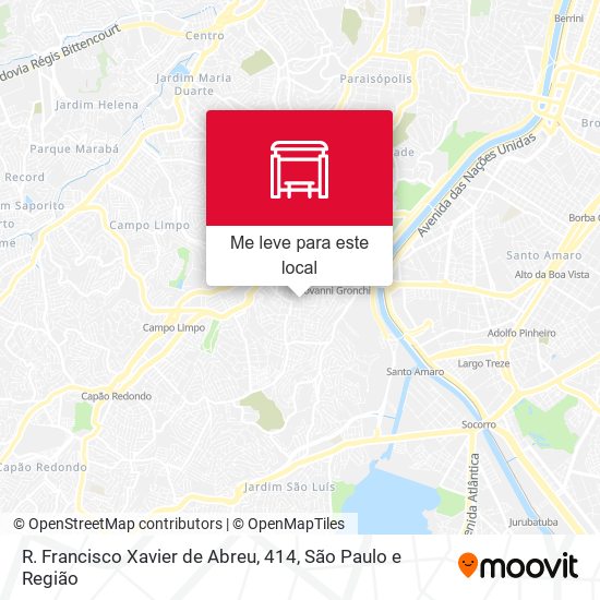 R. Francisco Xavier de Abreu, 414 mapa