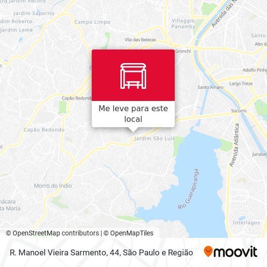 R. Manoel Vieira Sarmento, 44 mapa