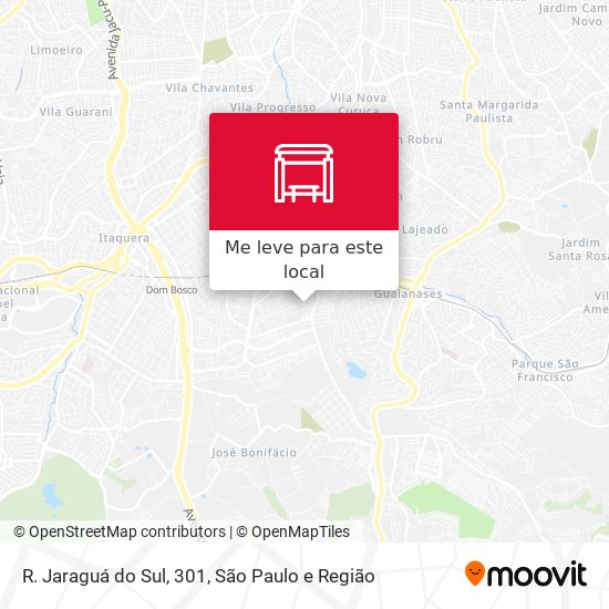 R. Jaraguá do Sul, 301 mapa