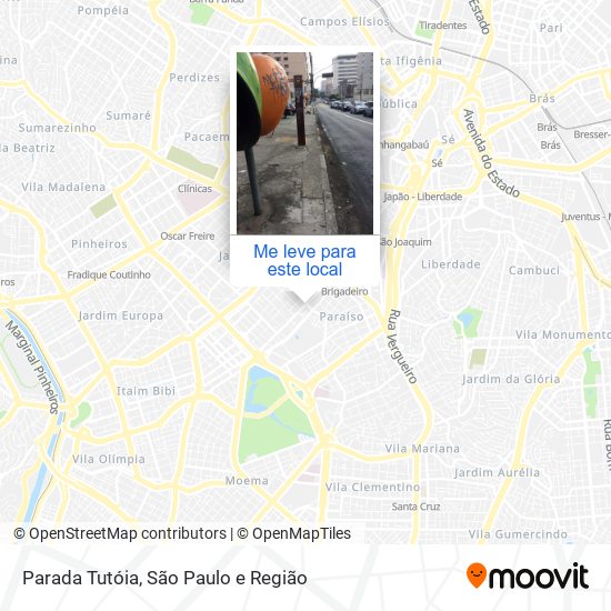 Parada Tutóia mapa