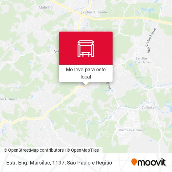 Estr. Eng. Marsilac, 1197 mapa