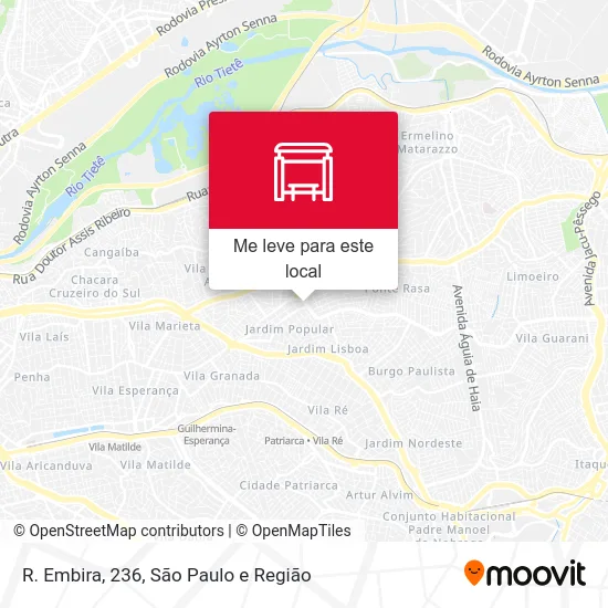 R. Embira, 236 mapa