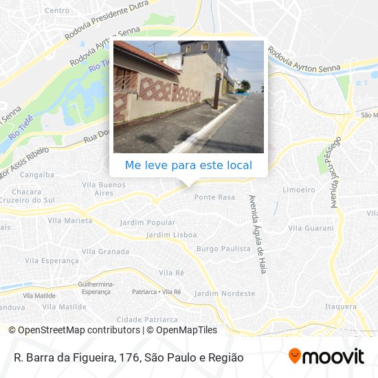 R. Barra da Figueira, 176 mapa