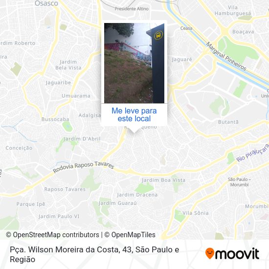 Pça. Wilson Moreira da Costa, 43 mapa