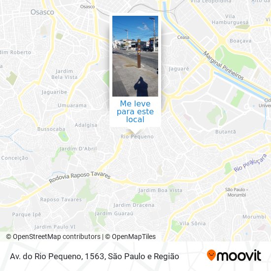Av. do Rio Pequeno, 1563 mapa