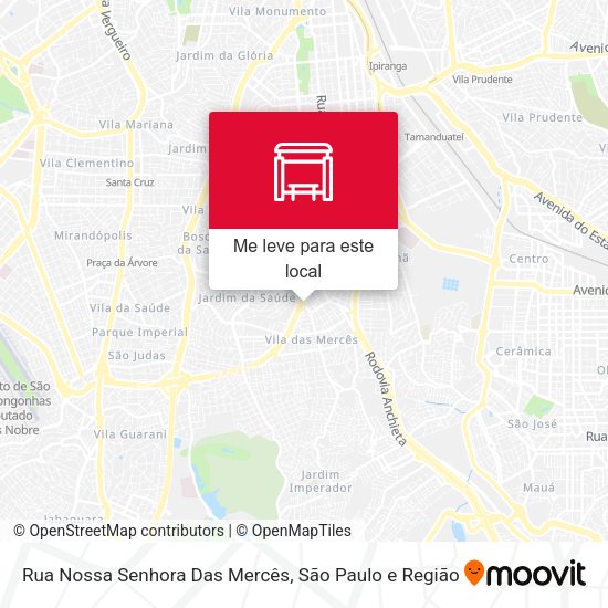 Rua Nossa Senhora Das Mercês mapa