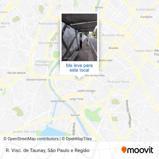 R. Visc. de Taunay mapa