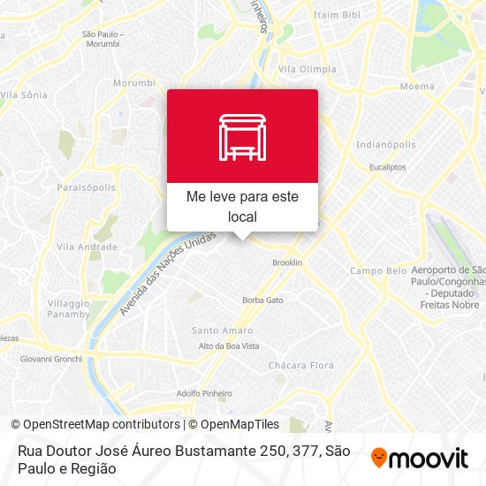 Rua Doutor José Áureo Bustamante 250, 377 mapa