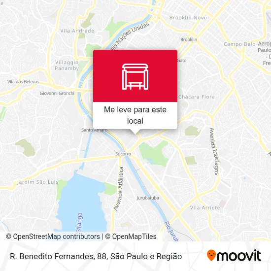 R. Benedito Fernandes, 88 mapa