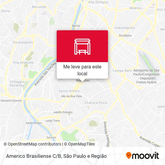 Americo Brasiliense C/B mapa