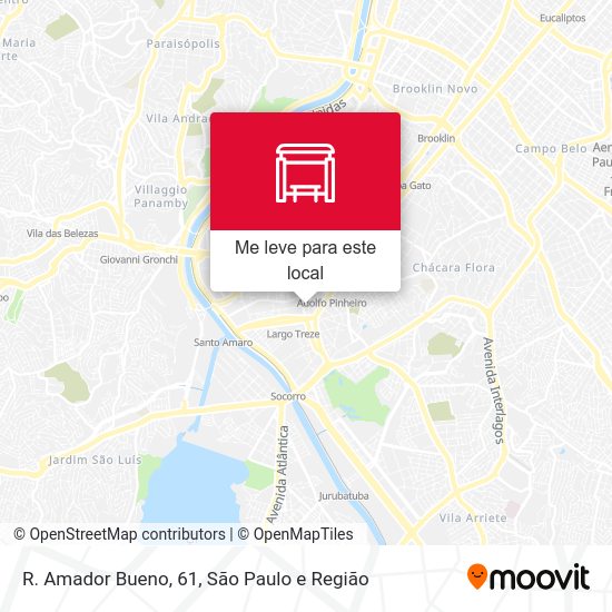 R. Amador Bueno, 61 mapa