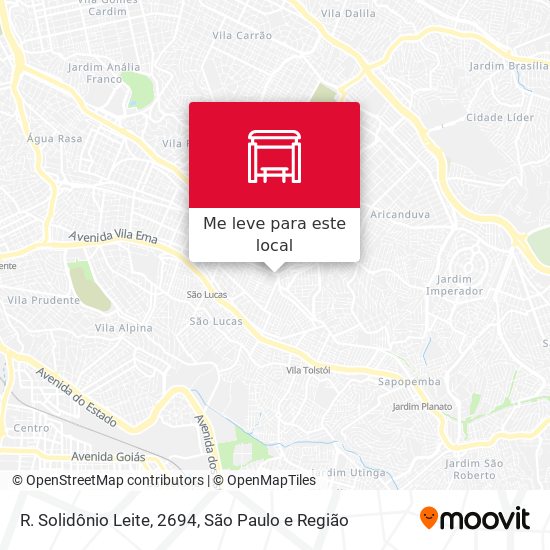 R. Solidônio Leite, 2694 mapa