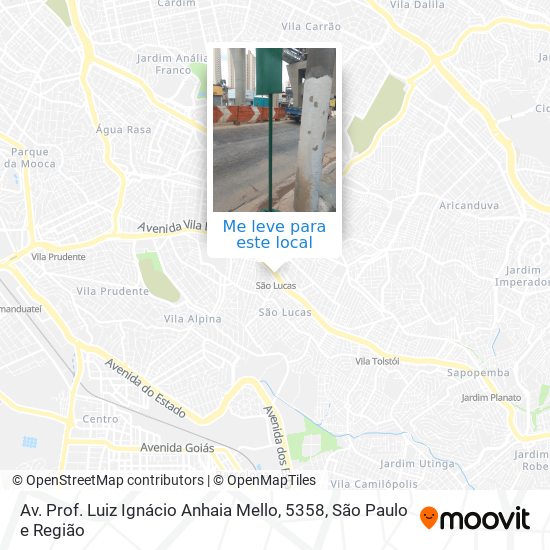 Av. Prof. Luiz Ignácio Anhaia Mello, 5358 mapa