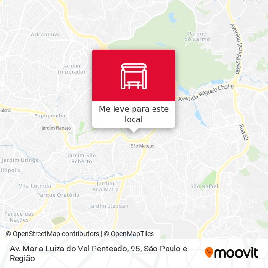 Av. Maria Luiza do Val Penteado, 95 mapa