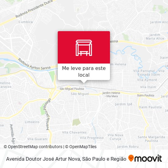 Avenida Doutor José Artur Nova mapa