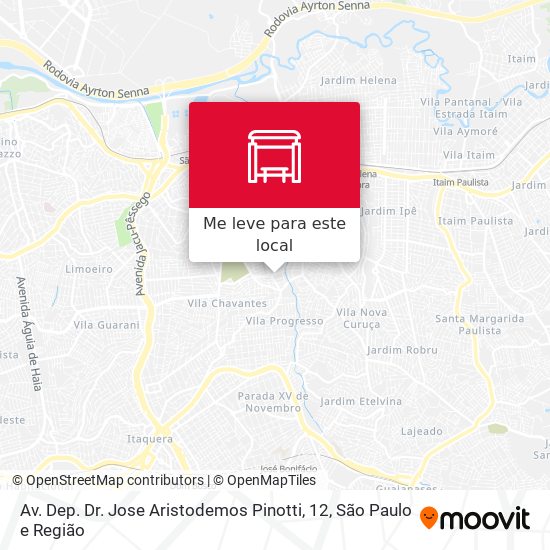 Av. Dep. Dr. Jose Aristodemos Pinotti, 12 mapa