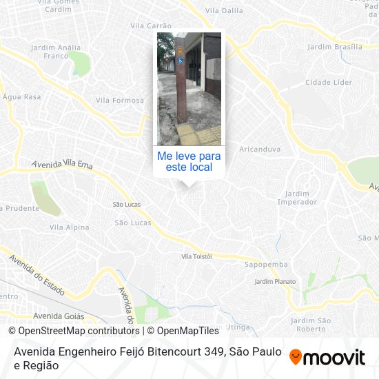 Avenida Engenheiro Feijó Bitencourt  349 mapa