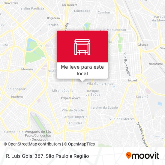 R. Luís Gois, 367 mapa