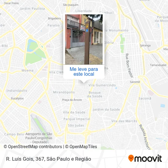 R. Luís Gois, 367 mapa