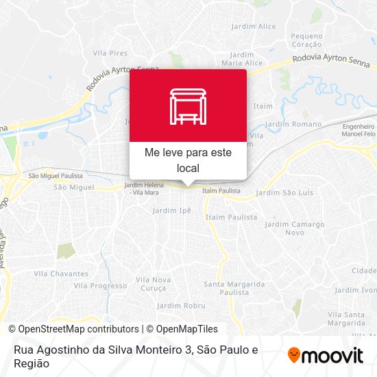 Rua Agostinho da Silva Monteiro 3 mapa