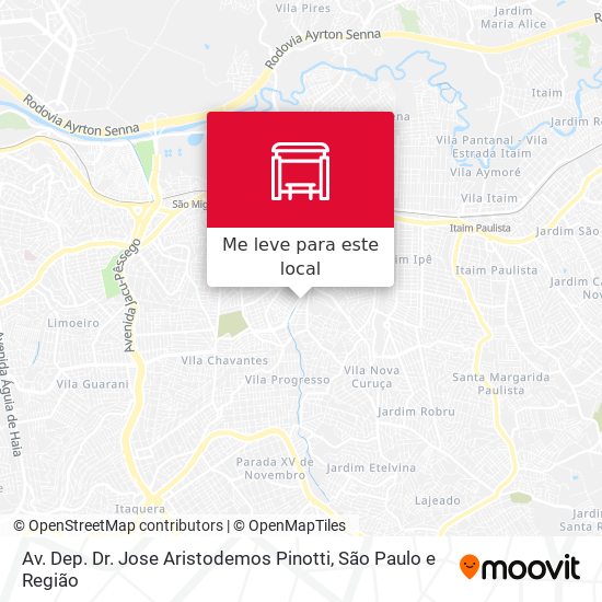 Av. Dep. Dr. Jose Aristodemos Pinotti mapa