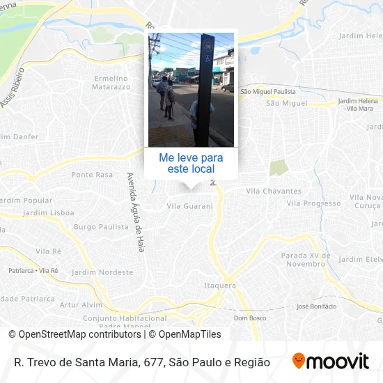 R. Trevo de Santa Maria, 677 mapa