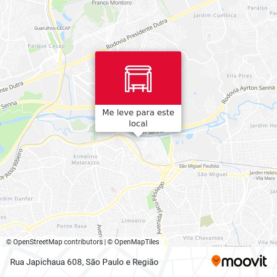 Rua Japichaua 608 mapa