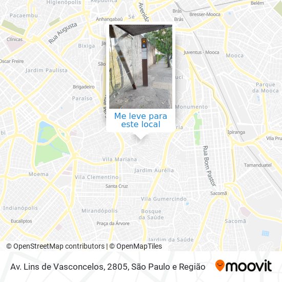 Av. Lins de Vasconcelos, 2805 mapa