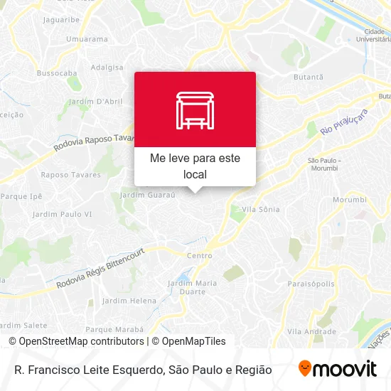 R. Francisco Leite Esquerdo mapa