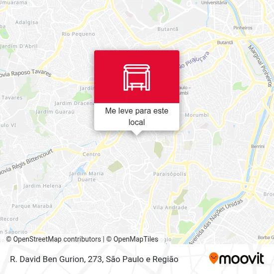 R. David Ben Gurion, 273 mapa